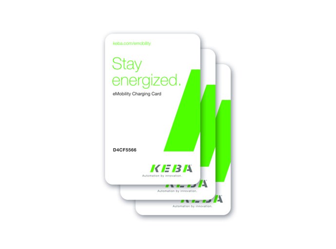 RFID cards - KEBA design inkl. UID - 10 pcs